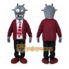 Zombie in Suit Mascot Costume for Adults Custom Logo Party Character Suit