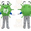 Virus Mascot Costume for Adults Custom Logo Party Character Suit