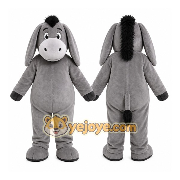 Donkey Mascot Costume for Adults Custom Logo Party Character Suit