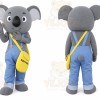 Koala Mascot Costume for Adults Custom Logo Party Character Suit