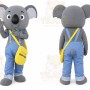 Koala Mascot Costume for Adults Custom Logo Party Character Suit