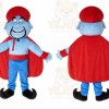 Superhero character Mascot Costume for Adults Custom Logo Party Character Suit