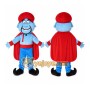 Superhero character Mascot Costume for Adults Custom Logo Party Character Suit