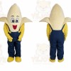 Banana Mascot Costume for Adults Custom Logo Party Character Suit