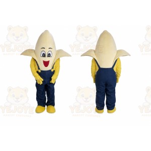 Banana Mascot Costume for Adults Custom Logo Party Character Suit