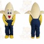 Banana Mascot Costume for Adults Custom Logo Party Character Suit