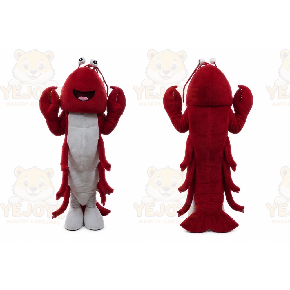 Lobster Mascot Costume for Adults Custom Logo Party Character Suit