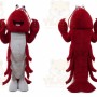 Lobster Mascot Costume for Adults Custom Logo Party Character Suit