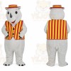 Bear Mascot Costume for Adults Custom Logo Party Character Suit