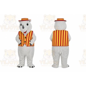 Bear Mascot Costume for Adults Custom Logo Party Character Suit