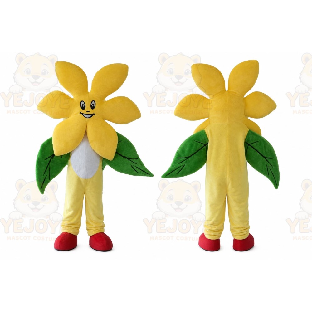 Flower Mascot Costume for Adults Custom Logo Party Character Suit