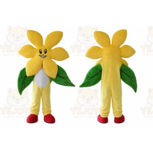 Flower Mascot Costume for Adults Custom Logo Party Character Suit
