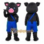 Pig Mascot Costume for Adults Custom Logo Party Character Suit