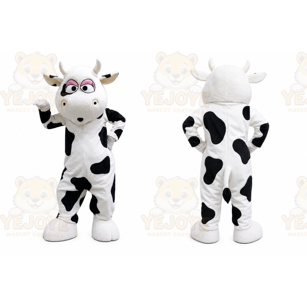 Cow Mascot Costume for Adults Custom Logo Party Character Suit