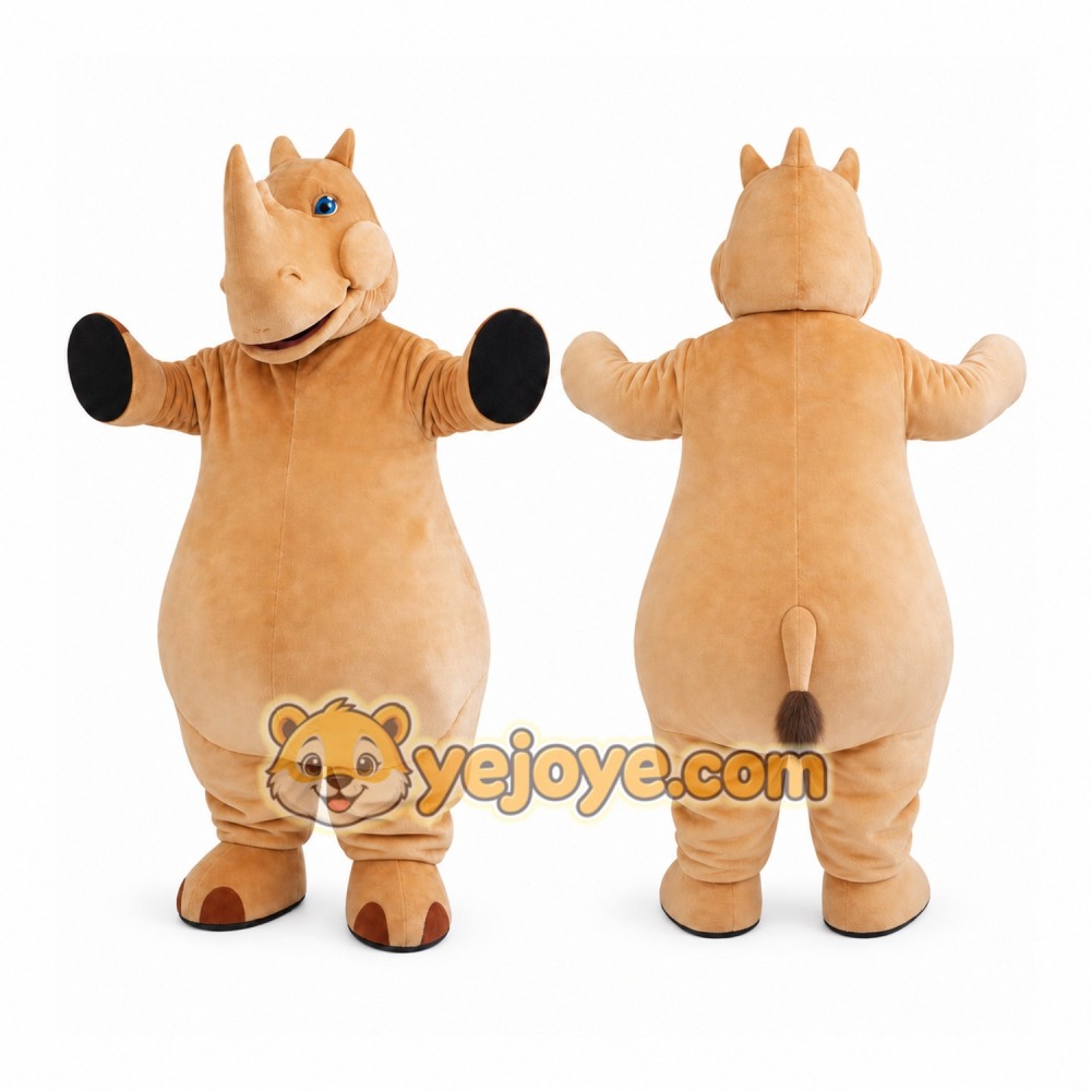Rhino Mascot Costume for Adults Custom Logo Party Character Suit Rhino Mascot Costume for Adults Custom Logo Party Character Suit