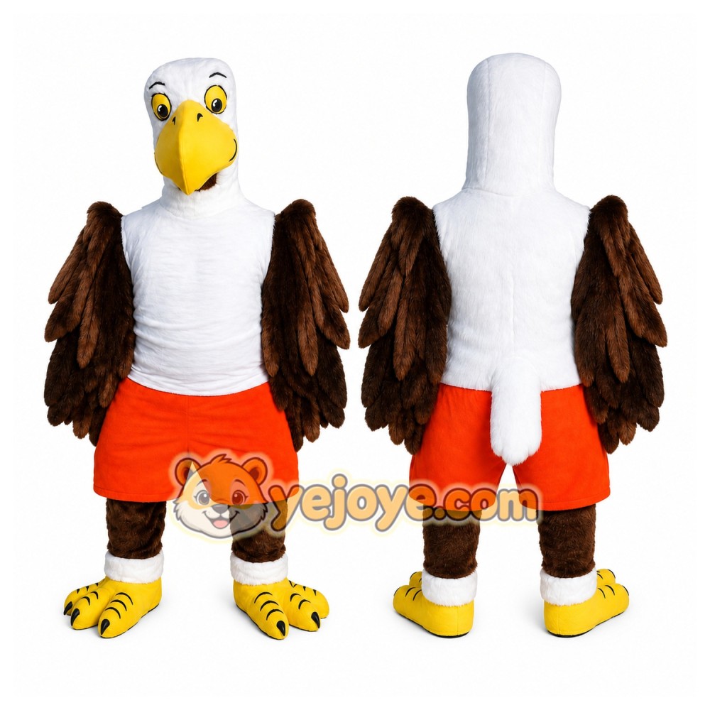 Eagle Mascot Costume for Adults Custom Logo Party Character Suit