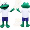 Frog Mascot Costume for Adults Custom Logo Party Character Suit