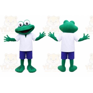 Frog Mascot Costume for Adults Custom Logo Party Character Suit