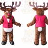 Reindeer Mascot Costume for Adults Custom Logo Party Character Suit
