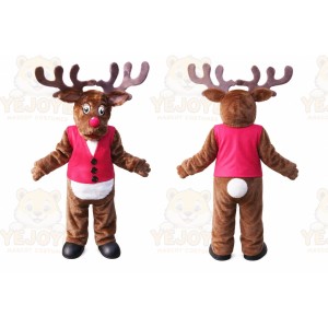 Reindeer Mascot Costume for Adults Custom Logo Party Character Suit