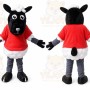 Sheep Mascot Costume for Adults Custom Logo Party Character Suit