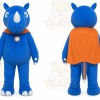 Rhino Mascot Costume for Adults Custom Logo Party Character Suit
