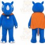 Rhino Mascot Costume for Adults Custom Logo Party Character Suit