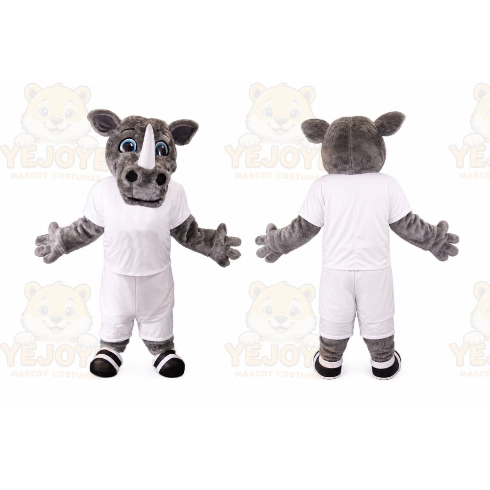Rhino Mascot Costume for Adults Custom Logo Party Character Suit