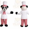 Panda Mascot Costume for Adults Custom Logo Party Character Suit