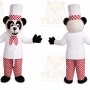 Panda Mascot Costume for Adults Custom Logo Party Character Suit