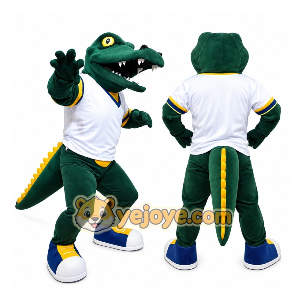 Sport Crocodile Mascot Costume For Adult Sport Crocodile Mascot Costume For Adult