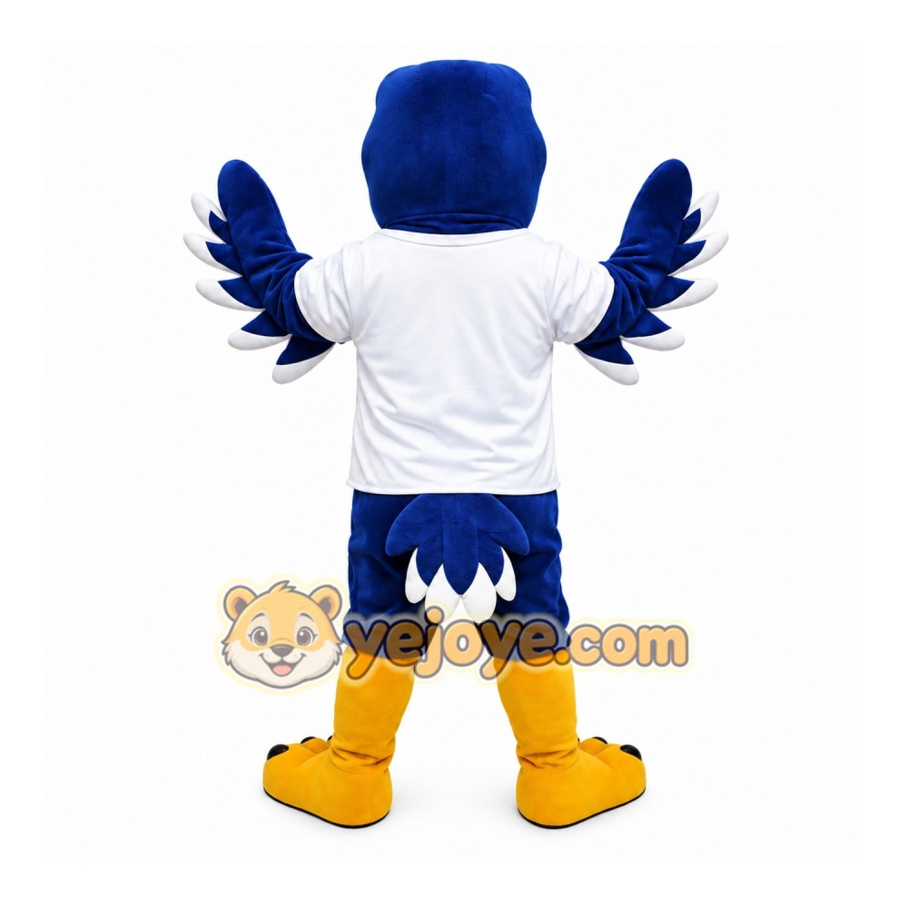 Blue Hawk Mascot Costume For Adult Blue Hawk Mascot Costume For Adult