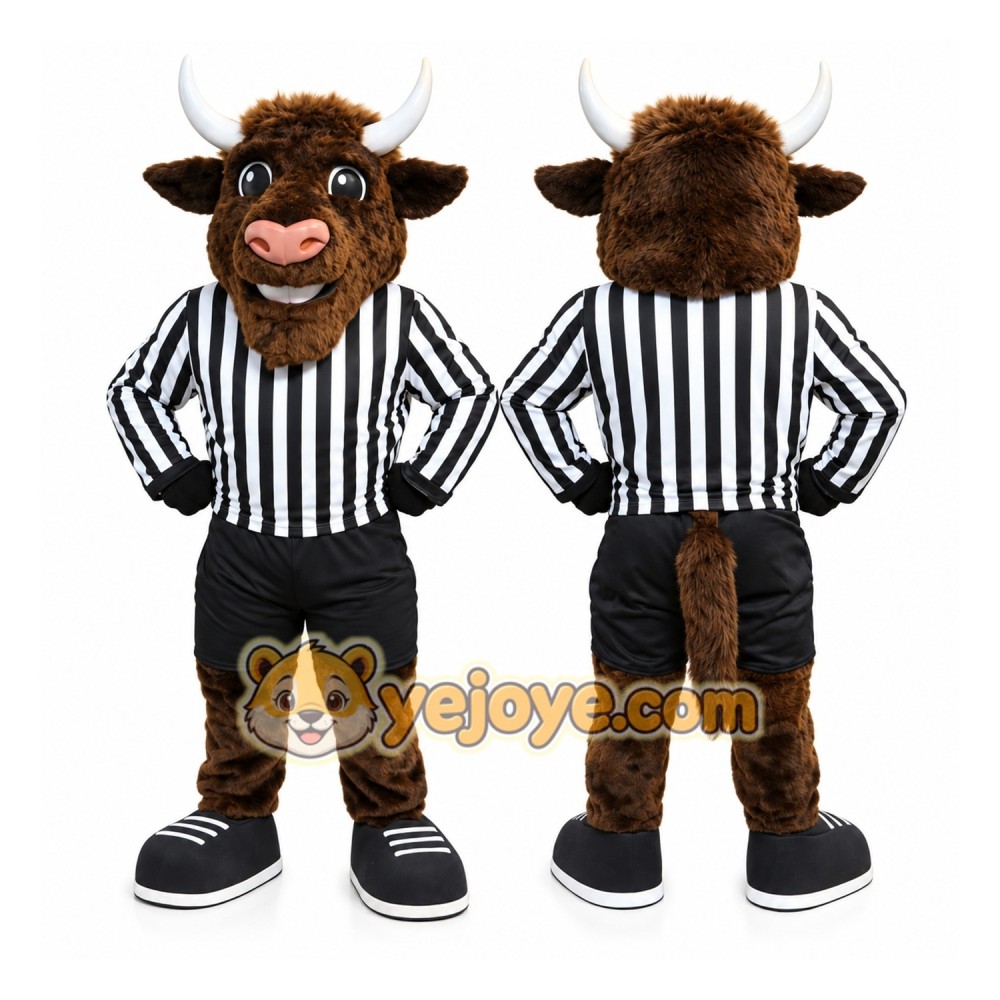 Sport Bull Bison Mascot Costume