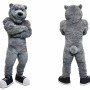 Grey Bear Mascot Costume