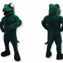 Green Lizard Mascot Costume