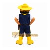 Yellow Hat Cowboy Mascot Costume Yellow Hat Cowboy Mascot Costume