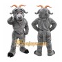 Gray Goat Mascot Costume