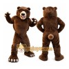 Fierce Adult Brown Bear Mascot Costume