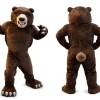 Fierce Adult Brown Bear Mascot Costume