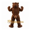 Fierce Adult Brown Bear Mascot Costume