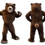 Fierce Adult Brown Bear Mascot Costume