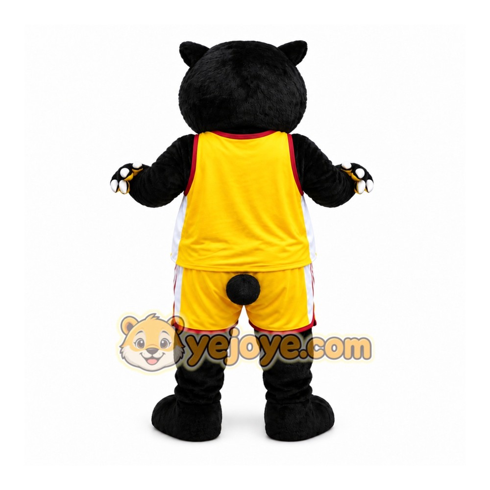 Power Black Bear Mascot Costume Power Black Bear Mascot Costume