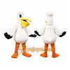 White Pelican Mascot Costume