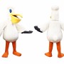 White Pelican Mascot Costume
