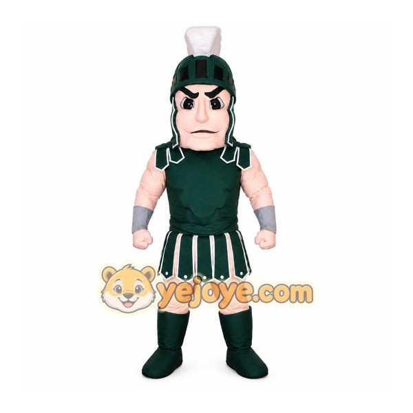 Power Spartan Warrior Mascot Costume For Adult