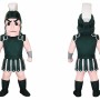 Power Spartan Warrior Mascot Costume For Adult