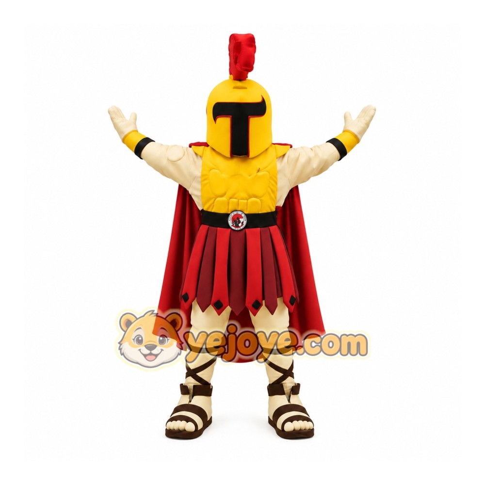 Power Warrior Knight Mascot Costume Power Warrior Knight Mascot Costume