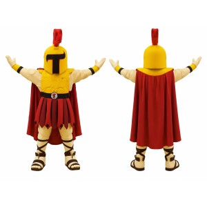 Power Warrior Knight Mascot Costume