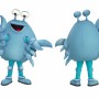 Blue Crab Mascot Costume