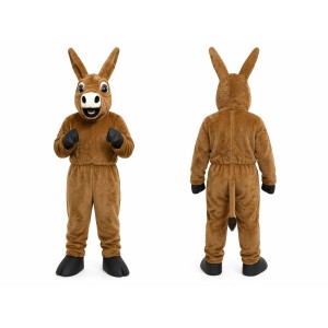 Happy Lightweight Donkey Mascot Costume